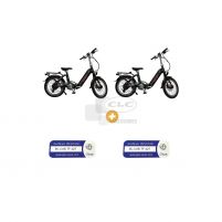 2 Vélos à assistance électrique Confort Plus 20"P Noir
